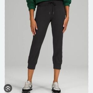 Lululemon Athletica Black Ready To Rulu Crop Joggers